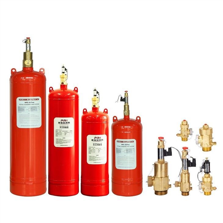 Clean Agent Gas-based FM-200 HFC-227ea Total Flood Type Fire Extinguishing System